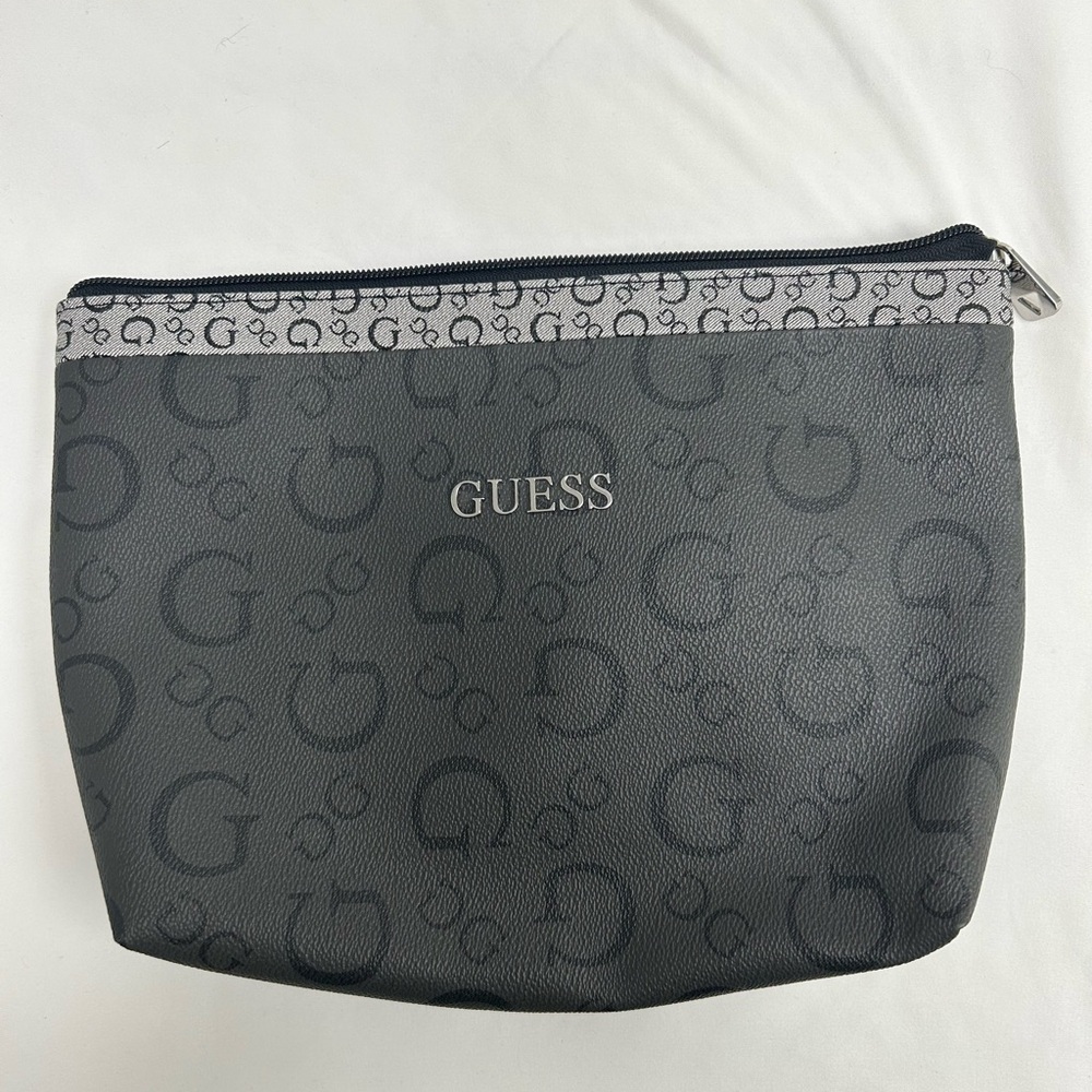 Guess Los Angeles Coal Multi Travel Makeup Cosmetic Case Bag NWOT​
